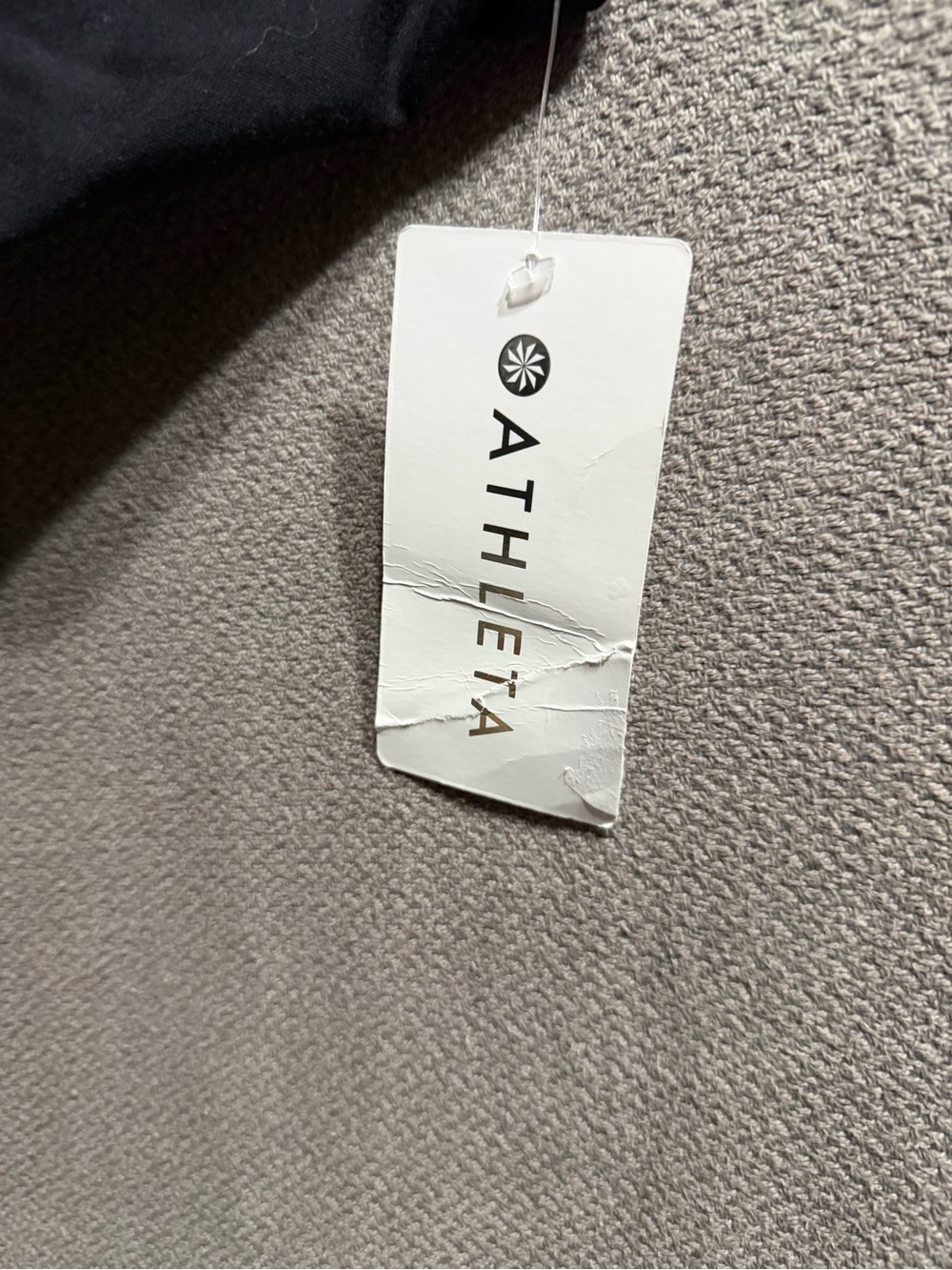 Athleta Black Open-Front Draped Cape Jacket - Picture 4 of 6